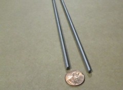 4140/4142 Steel Rod, Metric 5 mm Dia. (-0.051) x 3 FT Length
