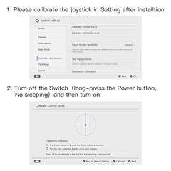BRONAL TMR Hall Effect Joystick Compatible with Joycon [No Black NS40 Single