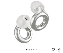 Loop Experience 2 Ear Plugs – 17dB Noise Reduction Earplugs Silver