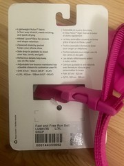 NWT large/ extra large Lululemon Fast and free Run Belt sonic pink