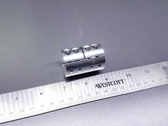 10 X 12.7MM 1/2″ Rigid Clamp Shaft Coupler Double Length CNC Motor Zero Backlash