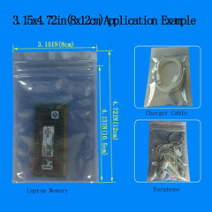 Anti Static BagsEsd Bags30Pcs Mixed Sizes Antistatic Resealable Bag for 3.5 Ha