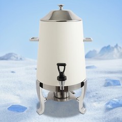 Coffee Urn w/ Fuel Holder,Stainless Steel Beverage Dispenser Hot Drink Dispenser