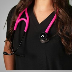 Pink Cardiology Stethoscope – Dual-Lumen, Stainless Steel, Premium Sound
