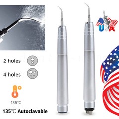 Dental NSK Style Ultrasonic Air Scaler Handpiece Super Sonic 2/4 Holes With Tips