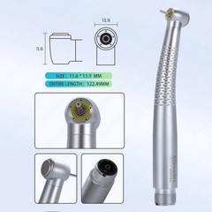 NSK Style Shadowless Ring LED E-Generator Dental High Speed Handpiece 2/4H
