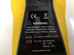Aemc Instruments Battery Operated Megohmmeter 6527 Aemc Instruments 6527