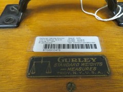 W & LE Gurley Class P Range: 1/32oz – 101lb Weight Set in Wood Case NR63
