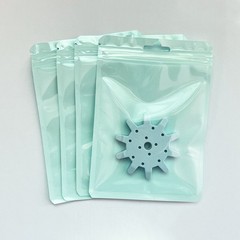 Resealable Packaging Bags Macaron Color Self Seal Bags Hang Hole Storage Pouches