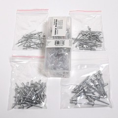 100 pc. Pop Rivets Assortment Set Aluminum Dome Head Blind Rivet Kit