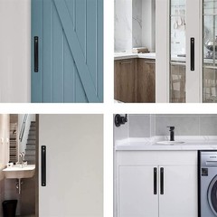 2 Pack Sliding Barn Door 5.04IN Handles Pull Handle Sliding Gate Wardrobe Cup…