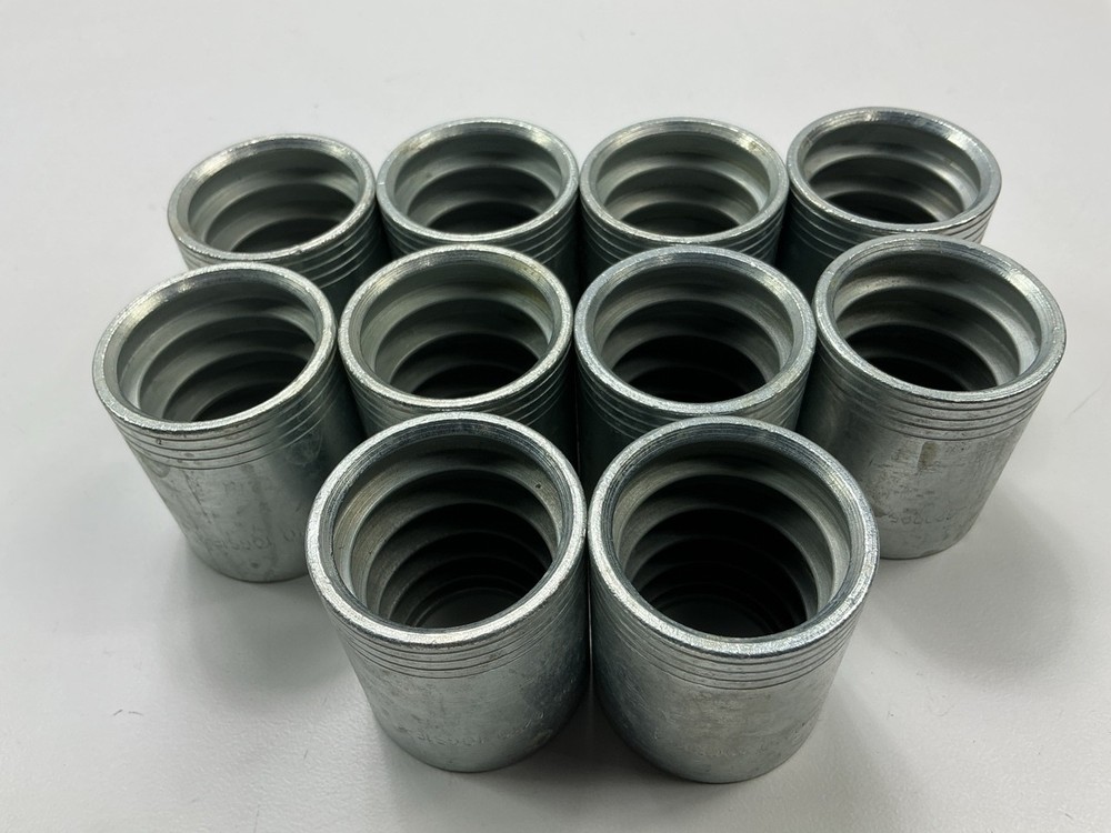 (10) Gates G20995-0410 GS Ferrule For 4-Spiral Hose (GlobalSpiral) 5/8″ Hose ID
