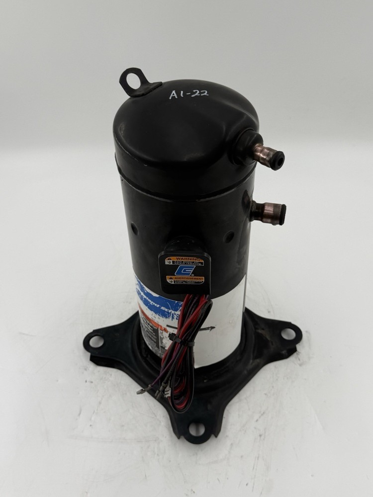Copeland Scroll Compressor Model ZR28KA-PFV-130 208-230V 1PH R-22 used #A1-22