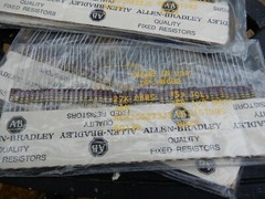 Allen Bradley 1/2 Watt Carbon Comp Resistor Packs (50) Various Values You Pick