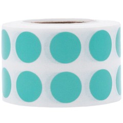 Circle Dot Stickers | 0.5″ Inch Round | 1,000 Pack | Pick One Color