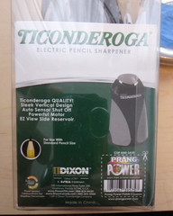 Ticonderoga X39575 Electric Pencil Sharpener Black/Grey NICE New original sealed