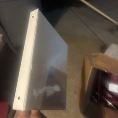 Supply 3-Ring Binders, 8red And 2 White