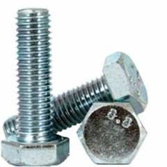 M12-1.75 X 35MM DIN 933 Coarse Hex Cap Screw 8.8 Zinc Plated