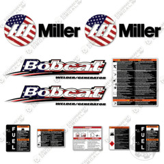 Fits Miller Bobcat Decal Kit (CUSTOM AMERICAN FLAG) – 7 YEAR VINYL 3M VINYL!