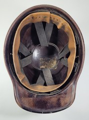 Vintage Brown Fiberglass Hard Hat Safety Helmet