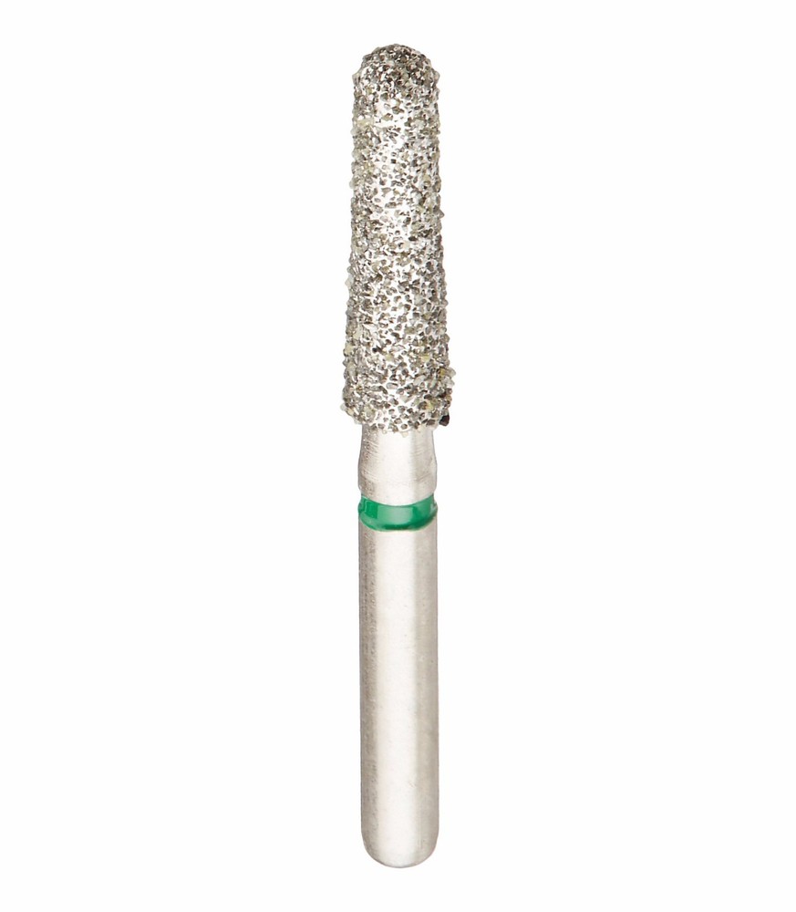 CROSSTECH Dental Diamond Short-Shank ROUNDENDTAPER-856/021C, MD2SNC-Coarse,5Burs