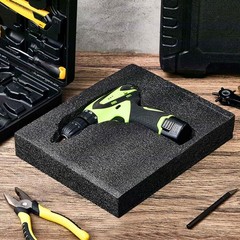 2 Pcs Customizable Polyethylene Foam Packing Inserts for Cases Thick Polyethy…