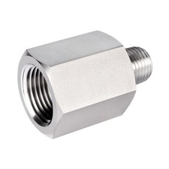 FITOK 316 SS Pipe Fitting Adapter 1/4” FNPT × 1/4” MNPT 6600 psi, SS-PA-NS4
