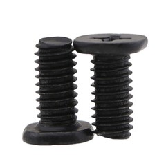 Big Thin Flat Cross Head screw M2M2.5M3M4 Ni-plated/Black Zinc CM