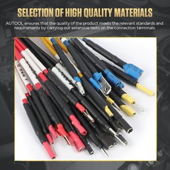 48PCS Automotive Multimeter Test Lead Kit Wire-Piercing Clip Test Probe Wire Set