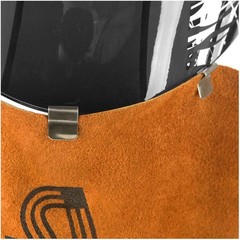 Steiner 12108 Side Split Cowhide Welding Helmet Bib with Metal Clip Attachment