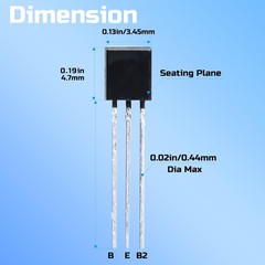 24 Value 840 Piece Assorted TO92 Transistors PNP NPN Bipolar Power Transistor