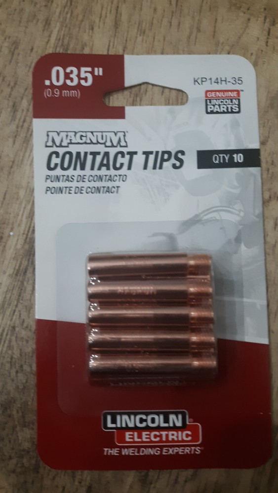 Lincoln Electric KP14H-35 .035″ Contact Tips 10pk