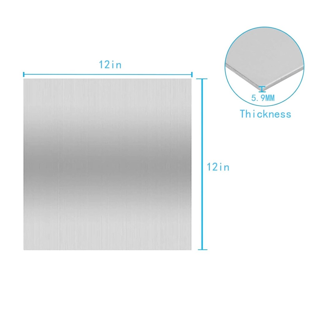 Scratch-Resistant Stainless Steel Sheets – 1 Pack