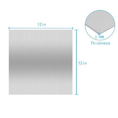 Scratch-Resistant Stainless Steel Sheets – 1 Pack