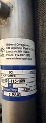 Midwest Cryogenics 15 ft VJ LN2 Hose w/ Separator | Buyer Pays Ship