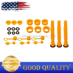 3x Replacement Gas Can Vent Spout Nozzle Kit For Old Style Cap7 Plastic Gas Cans