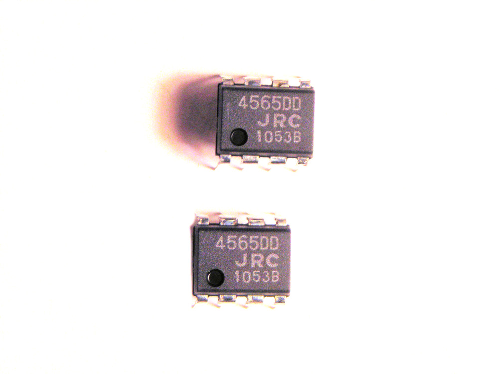 NJM4565DD “Original” JRC 8P DIP IC 2 pcs