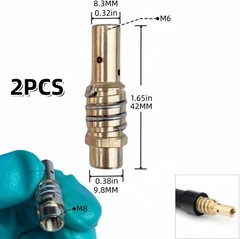 14pcs Mig Welding Nozzle Tips.030″ with Non-Stick Coating; Ceramic Welding Nozz