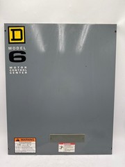 Square D Model 6 24in x 19-1/2in MCC Filler Name Plate Motor Control Center