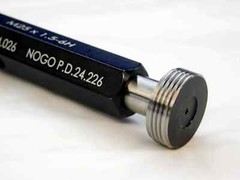 NEW M25 X 1.5 6H METRIC THREAD PLUG GAGE 25.0 1.50 GO NO GO PD’S 24.026 & 24.226