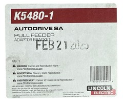 Lincoln Electric K5480-1 AUTODRIVE SA PULL FEEDER Adaptor Bracket