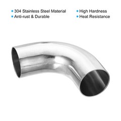 90 Degree Mandrel Bend Elbow 1 3/4 Inch OD Steel Exhaust Elbow Exhaust Piping
