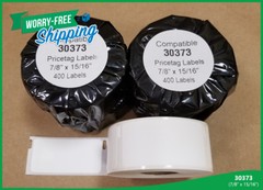 Price Tag Labels 30373 Rat Tail Style Thermal BPA Free Multipurpose – 8 Rolls