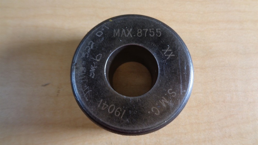 S.M.C. Gage Ring Gauge 19041 0.8755″ L4 B2