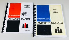 Lot International 1440 Combine Operators Parts Manuals Owners Catalog Book