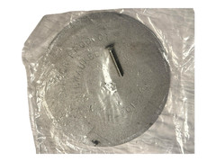 Sioux Chief 6″ Round Cleanout Cover – Tenzaloy (851-CT4B) with Screw