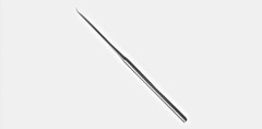 Rosen Pick, 6.25″, Angled Tip, 1.5 mm Angled from Tip, Premium German Stainless