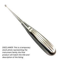 Brun Bone Curette 6.75″ Straight Round #0 5 mm Stainless Volaris Economy
