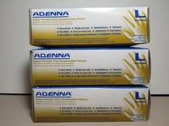 Adenna Latex Powder Free Examination Gloves Size Large 3 Boxes