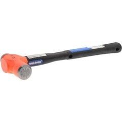PRO SOURCE Steel Ball Pein Hammer: 2 lb Head, 14″ Overall Length